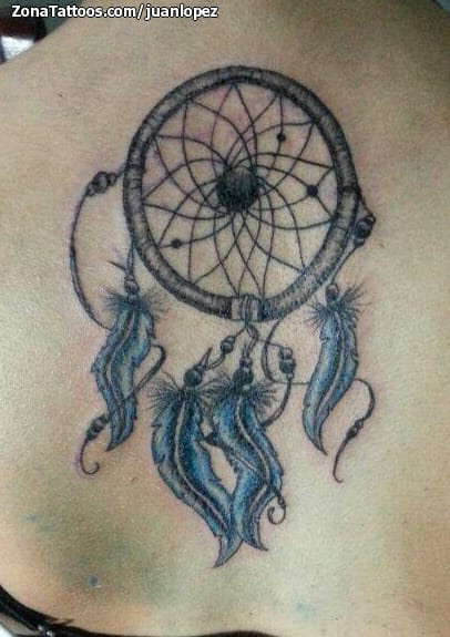 Tattoo photo Dreamcatcher, Back