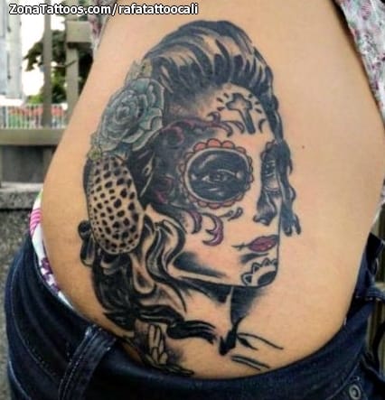 Foto de tatuaje Catrinas