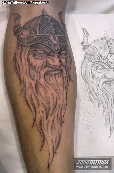 Foto de tatuaje Vikingos, Yelmos