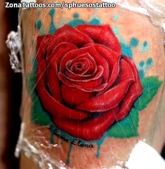 Tattoo photo Roses, Flowers