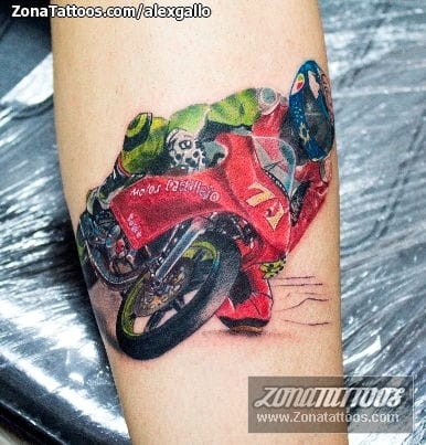 Foto de tatuaje Motos, Vehículos