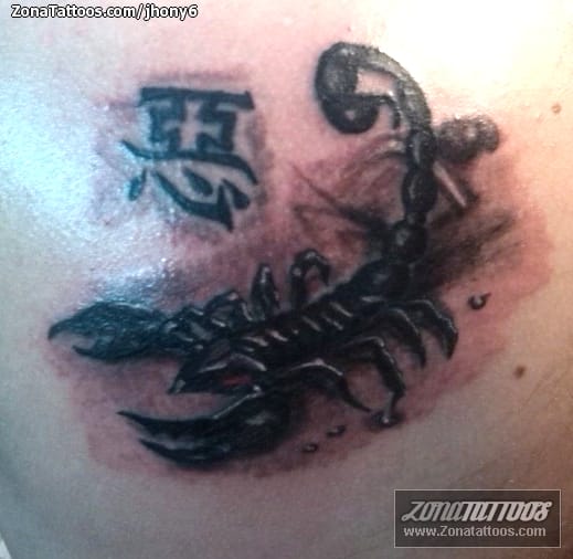 Tattoo photo Scorpions, Insects