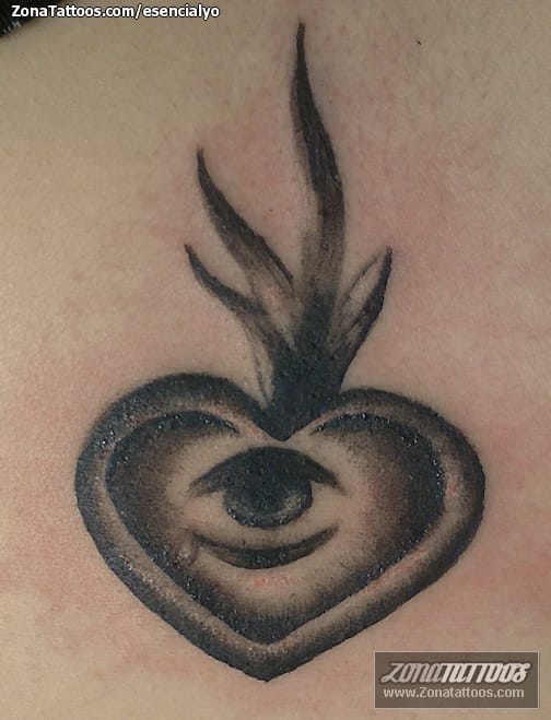Tattoo photo Hearts, Eyes