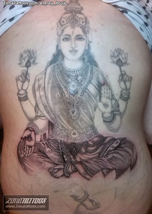 Foto de tatuaje Espalda, Dioses