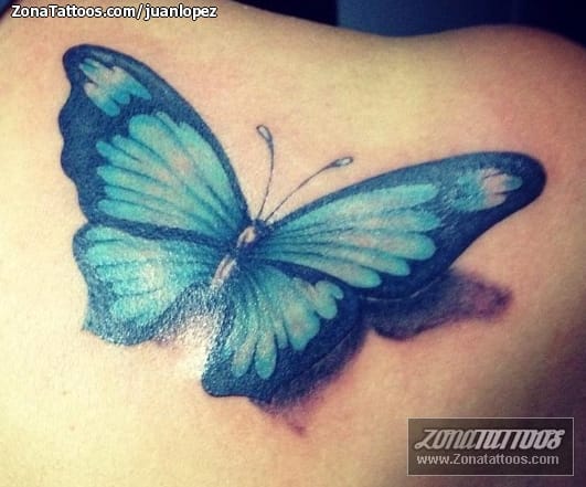 Foto de tatuaje Mariposas, Insectos