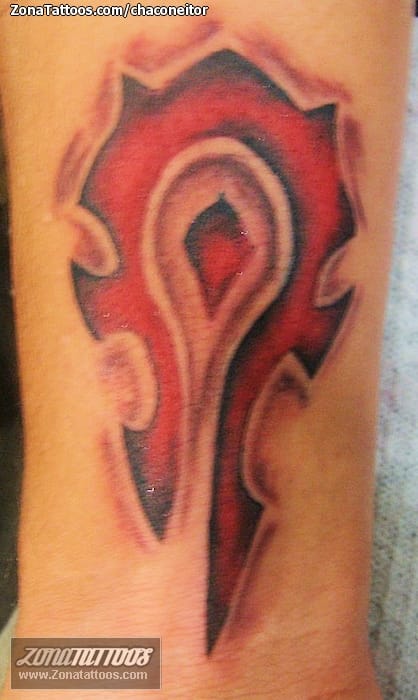 Tattoo photo Videogames, Logos, World Of Warcraft