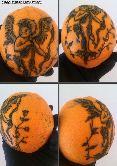 Tattoo photo Fruits peel