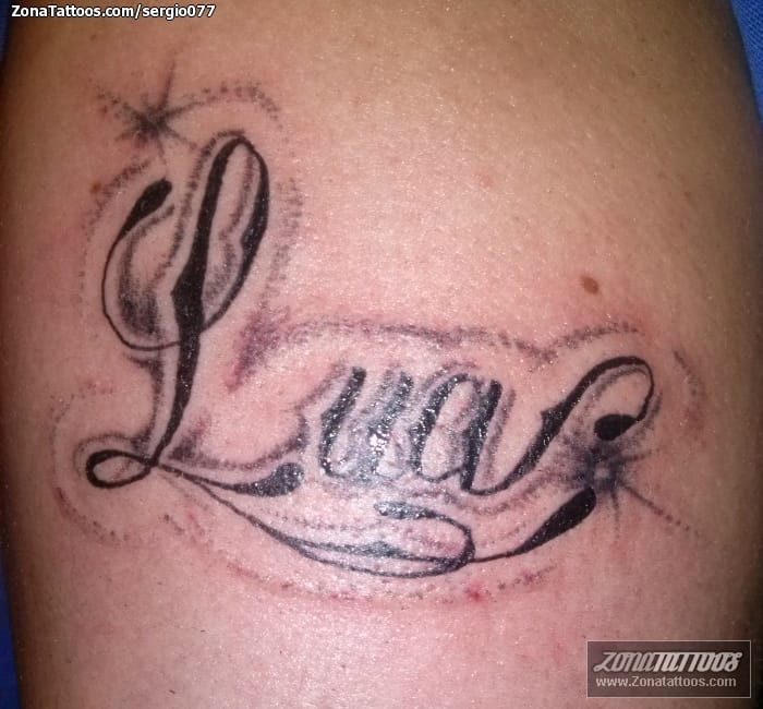 Foto de tatuaje Letras