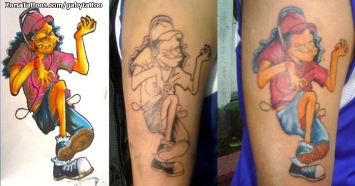 Foto de tatuaje Los Simpson, Series de TV