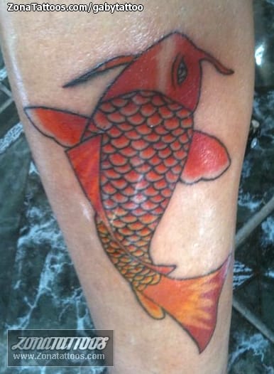 Tattoo photo Koi, Fish, Animals