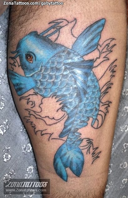 Tattoo photo Koi, Fish, Animals