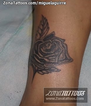 Tattoo photo Roses, Flowers