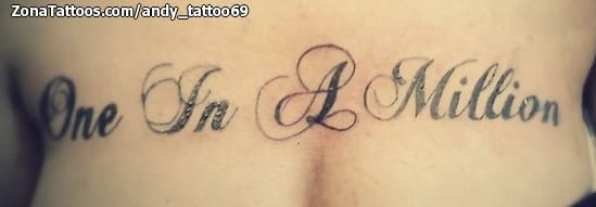 Foto de tatuaje Letras, Frases