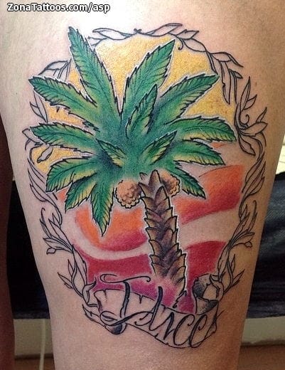 Tattoo photo Palm trees, Trees