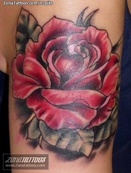 Tattoo photo Flowers, Roses, Cover Up