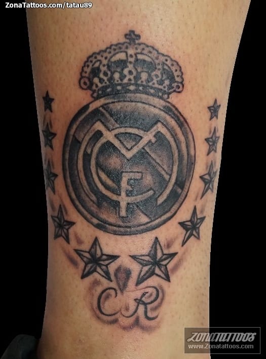 Tattoo photo Real Madrid, Stars, Soccer-Football