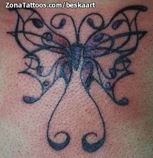 Foto de tatuaje Mariposas, Insectos