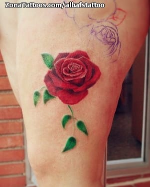 Tattoo photo Roses, Flowers