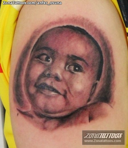 Foto de tatuaje Retratos, Rostros, Personas