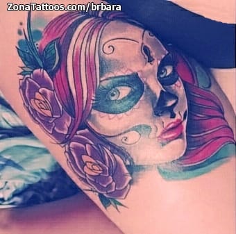 Foto de tatuaje Catrinas