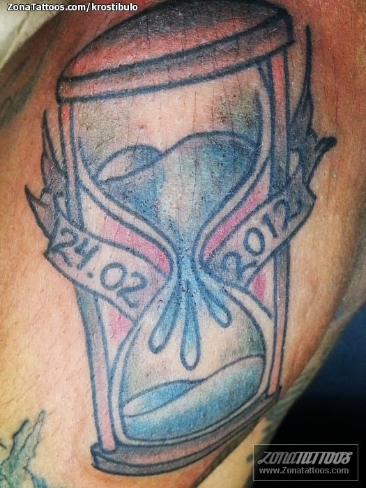 Tattoo photo Hourglass