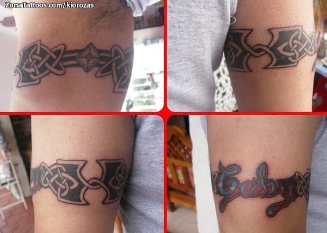 Foto de tatuaje Celtas, Letras, Nombres