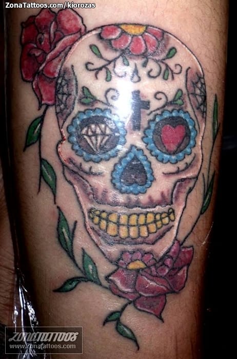 Foto de tatuaje Sugar Skull