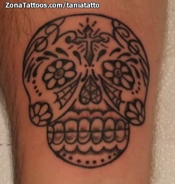 Foto de tatuaje Sugar Skull