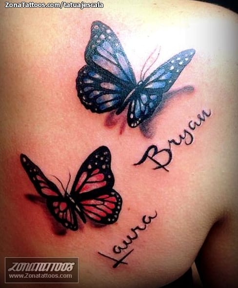 Tattoo of Butterflies, Names, Insects