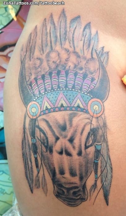 Foto de tatuaje Carneros, Indios