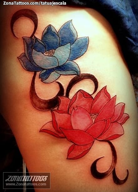 Tattoo photo Lotus, Flowers