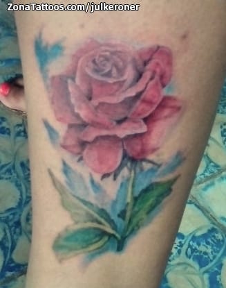 Tattoo photo Roses, Flowers