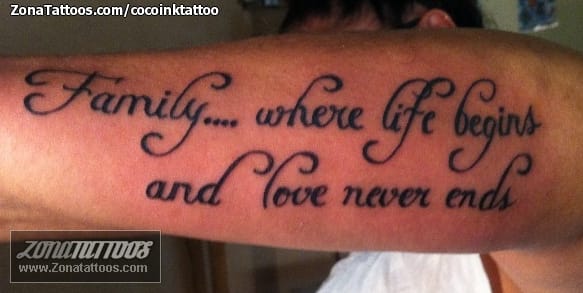 Foto de tatuaje Antebrazo, Letras, Frases