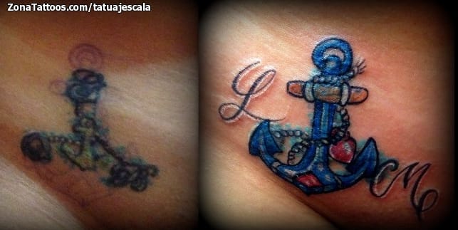Tattoo photo Anchors, Cover Up