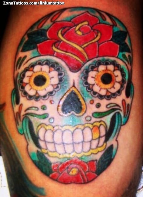 Foto de tatuaje Sugar Skull