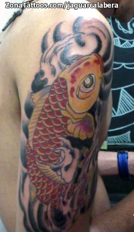 Tattoo photo Asian, Koi, Fish