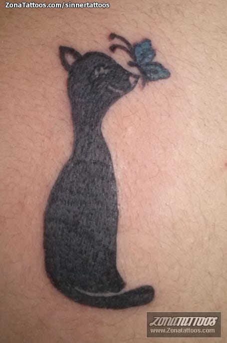 Foto de tatuaje Gatos, Animales