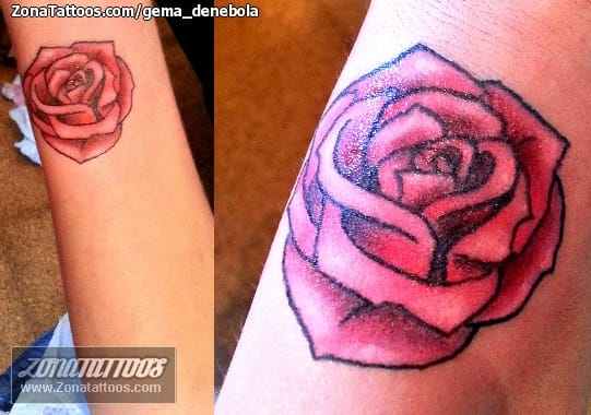 Foto de tatuaje Rosas, Flores