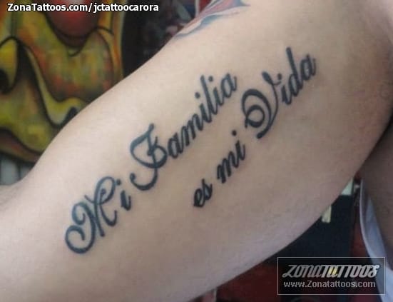 Foto de tatuaje Letras, Frases