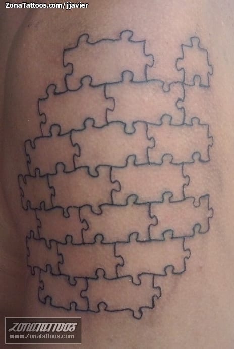 Foto de tatuaje Puzzles