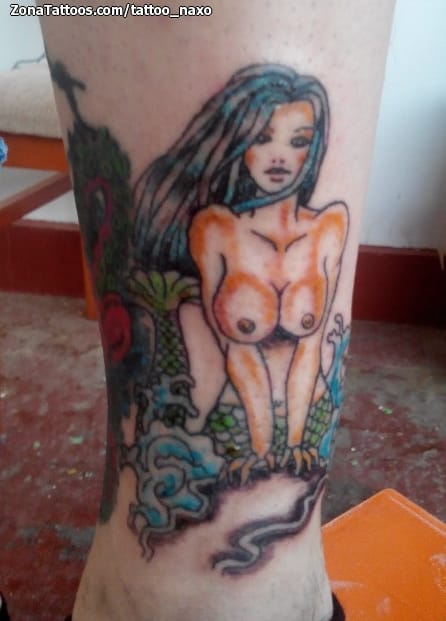 Foto de tatuaje Sirenas, Fantasía