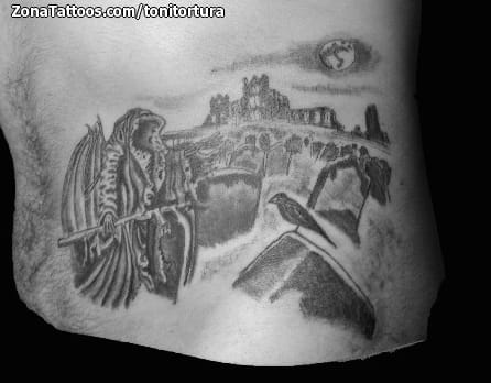 Tattoo photo Grim Reapers, Graveyards