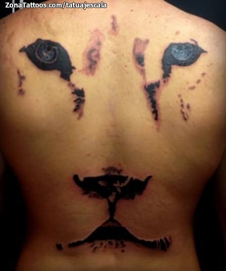 Foto de tatuaje Ojos, Leones, Animales