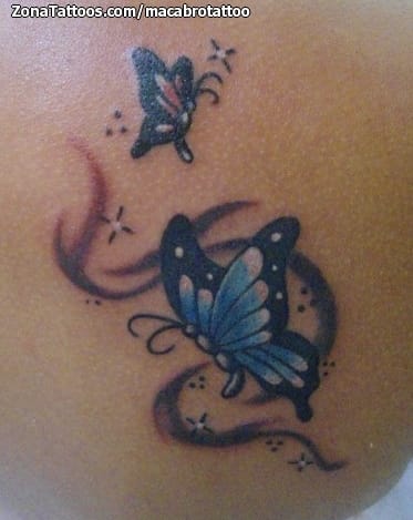 Foto de tatuaje Mariposas, Insectos