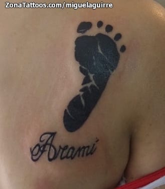 Tattoo photo Footprints