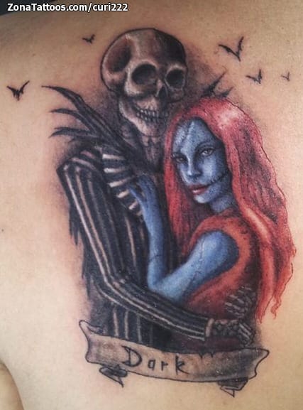 Foto de tatuaje Tim Burton