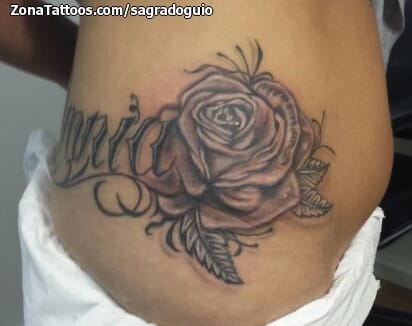 Tattoo photo Roses, Flowers