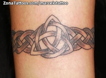 Tattoo photo Bracelets, Celtic, Triquetra