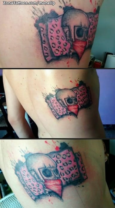 Foto de tatuaje Calaveras, Manchas