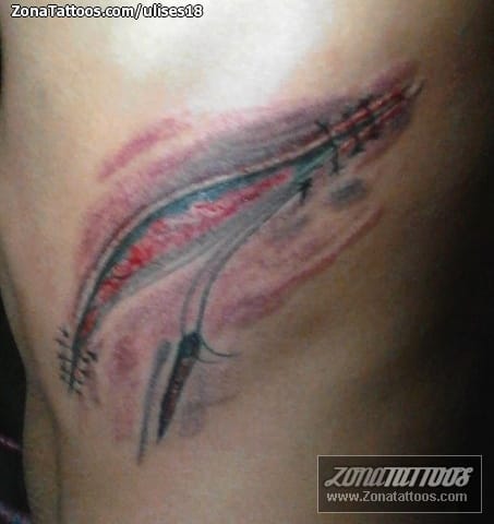 Foto de tatuaje Grietas, Gores